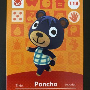 Authentic Poncho #118 | Animal Crossing Amiibo